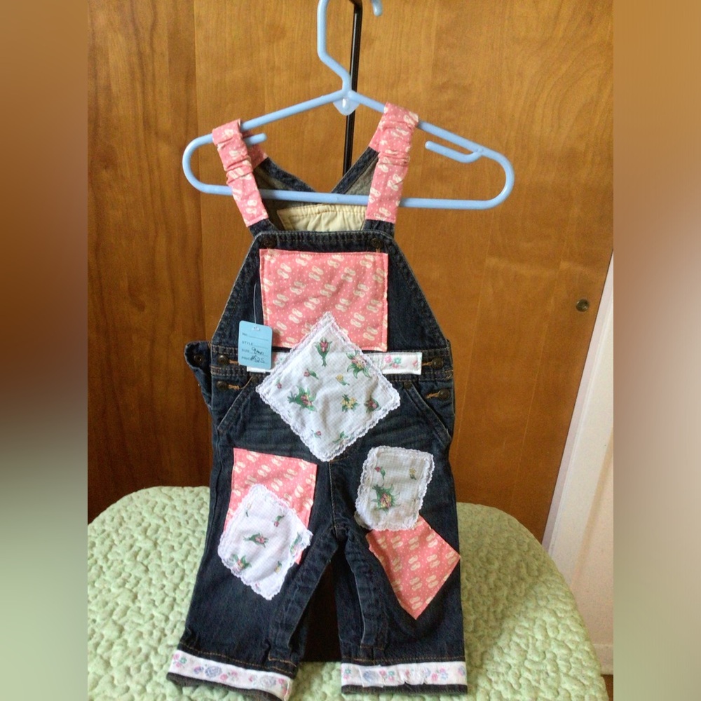 Denim overall 9 months